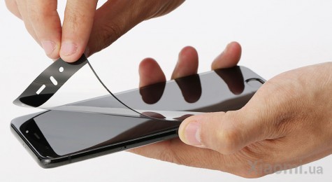 Защитное стекло 3D Glass Xiaomi Mi 6 Black 1171500024